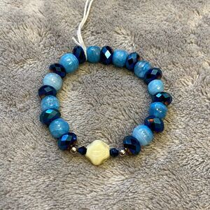 Handmade Recycled Bead Bracelet